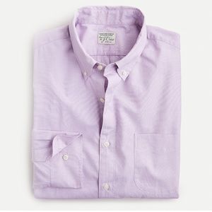 NWT-JCREW SECRET WASH MENS LILAC SHIRT - MEDIUM